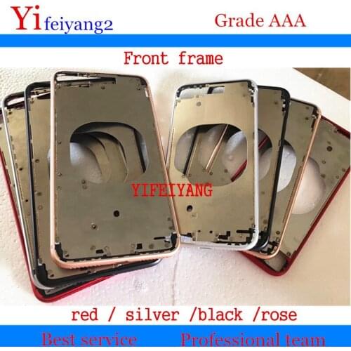 20pcs A quality For iPhone 8 8g 8 plus Front Bezel Chassis Frame cover housing LCD Middle frame battery door