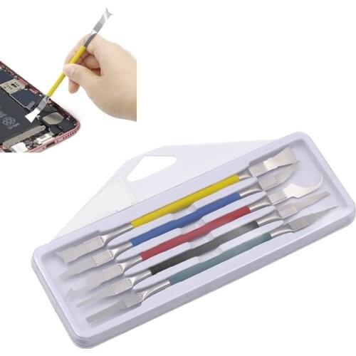 5 in 1 IC Chip Repair Thin Blade CPU NAND Remover BGA Maintenance Knife Remove Glue Disassemble Phone PC Rework Processor Tools