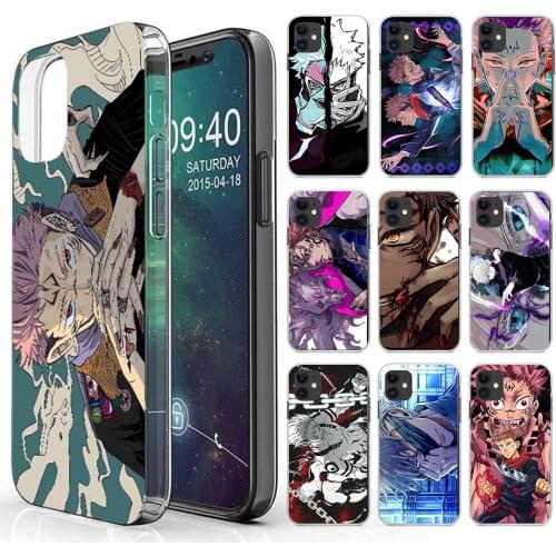 Jujutsu Kaisen Satoru Gojo anime Phone Case Transparent soft For iphone 5 5s 5c se 6 6s 7 8 11 12 plus mini x xs xr pro max