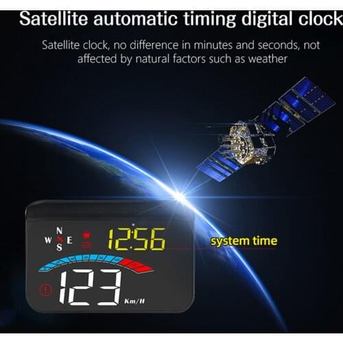 Digital HUD Display Car Gadget GPS Head Up Obd2 Display with Speed Clock Mileag Temperature Direction Universal Starline a91 M16