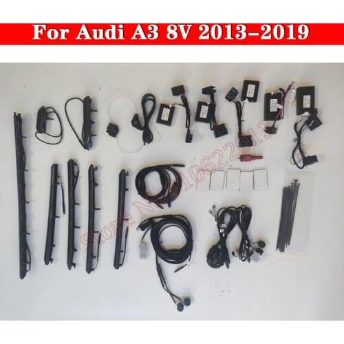 For Audi A3 8V 2013-2019 Car MQB Dashboard Air Vent Decorative Ambient Light LED Atmosphere Nozzle Lamp 30-Color Luminous Strips