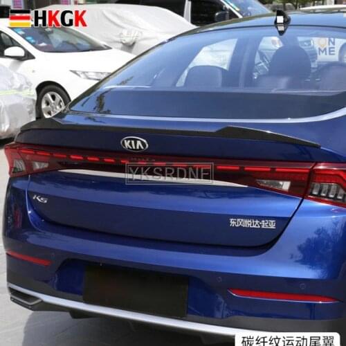 For New KIA K5 optima spoiler 2020 2021 high material rear wing V style spoiler accessories body kit