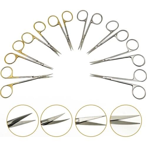 Double eyelid scissors 8.5cm/9.5cm stainless steel cut tissue scissors ophthalmic surgery scissors