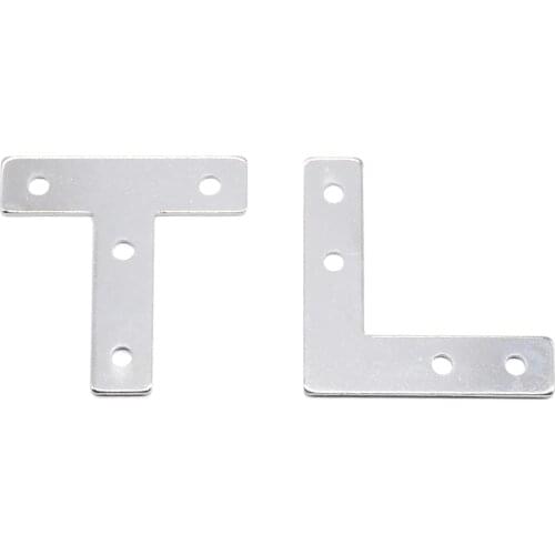 Hotsale 2020 L type T type cross plate aluminum connector EU standard 20/30/40 series industrial Aluminum Profile Accessories 3D