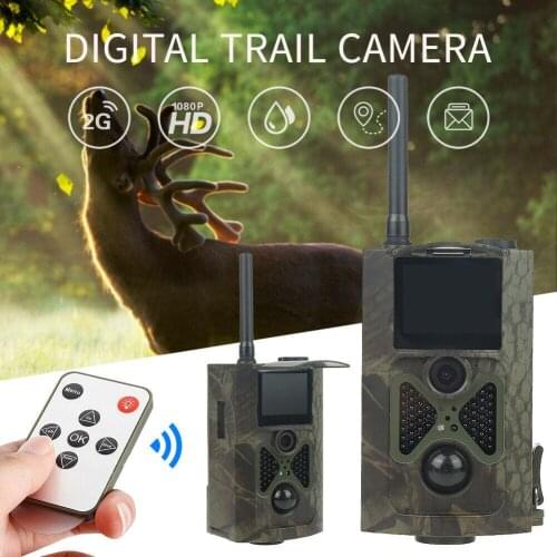 HC300M Outdoor Surveillance GSM 12MP 1080P Photo Traps Night Vision Wildlife infrared Hunting Trail Cameras hunt Chase scout