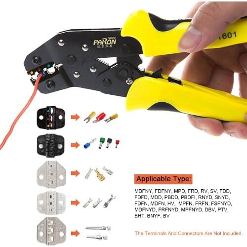 Professional Multi-tool Wire Crimpers Ratcheting Terminal Crimping Pliers Wire Strippers Bootlace Ferrule Crimper Tool