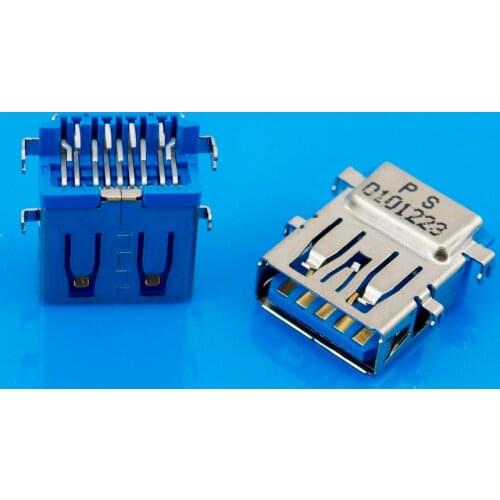 JCD 1pcs Female USB Jack Connector Socket for Lenovo Acer Asus laptop motherboard 3.0 USB interface, etc