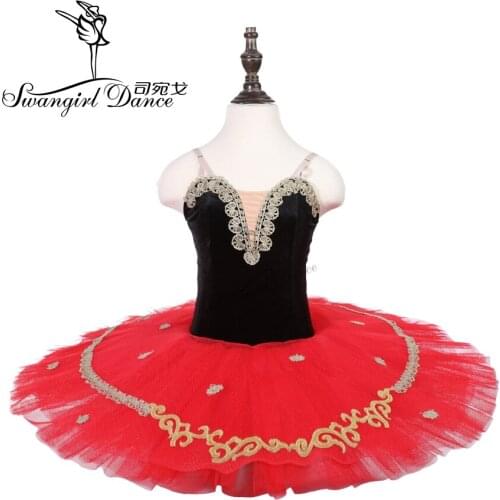 Red black Don Quixote Ballet tutu child&girls performance ballet tutu adult ballerina dance costume dress 18007