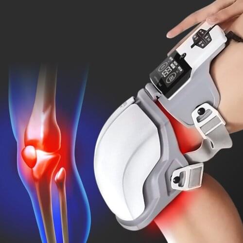 Physiotherapy Pulse Knee Massager Multifunctional Red Light Vibration Style Hot Compress Massage Protector for Healthcare