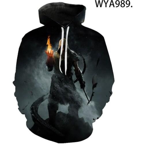 2020 New The Elder Scrolls V SKYRIM 3D Hoodies Men Women Children Autumn Casual Game Sweatshirts Cool Skyrim Hoodie