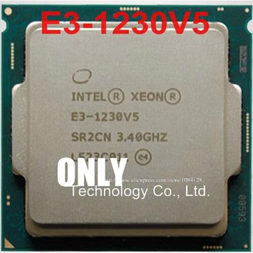 Intel Xeon Processor E3-1230 V5 E3 1230 V5 Quad-Core Processor 1151-land FC-LGA Desktop CPU