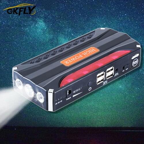 GKFLY Car Jump Starter Starting Device Car Battery Charger Power Bank Auto Buster Emergency Booster Buster SOS LED Flashlight