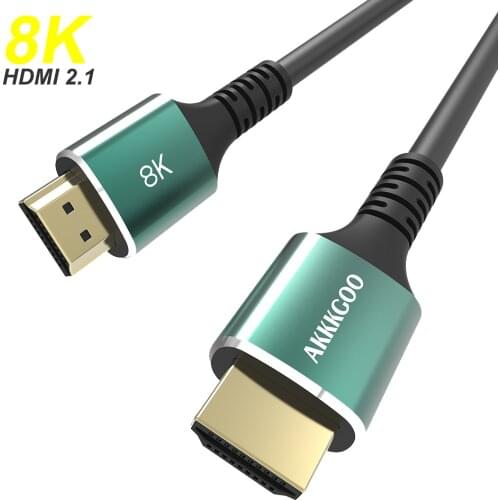 8K HDMI Cable, HDMI 2.1 Cable,HDMI Cable 8K, 4K@120Hz, 8K@60Hz,48Gbps,HDCP 2.2, 4:4:4 HDR, DTS-HD eARC for HDTV PC PS4 Projector