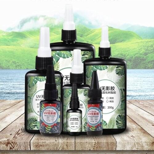 UV Resin Crystal Clear Hard Ultraviolet Curing Epoxy Resin Jewelry Making Art