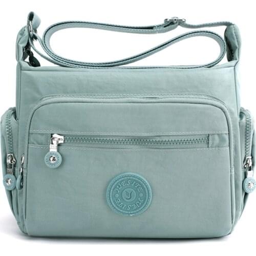 Women Shoulder Bag 2021 New Multi-Pocket Handbags Waterproof Travel Messenger Bag High Quality Large Capacity Diagonal Bag