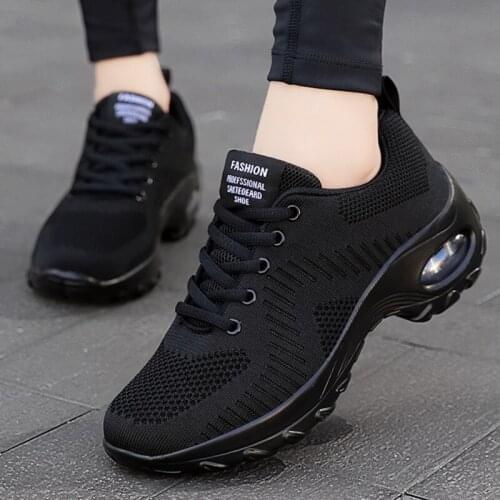2020 New Sneakers Women Shoes Mesh Breathable Flat Anti-Slip Woman Sneaker Outdoor Trainer Female Zapatos De Mujer Sport Shoe