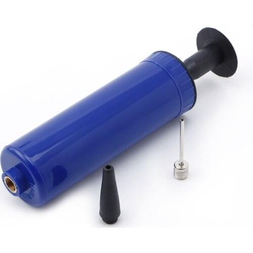 1pc Portable Sports Ball Hand Air Pump Inflatable Inflator Football Basketball Y4UB