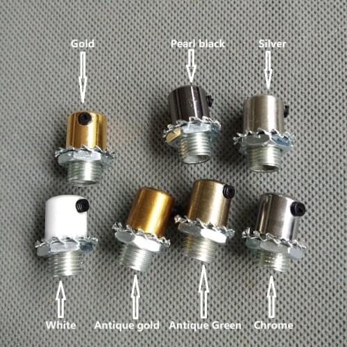 10pieces/lot D12*H12mm M10 threaded wire lock metal cable grips Cable Glands Connectors with M4 screw cable strain relief