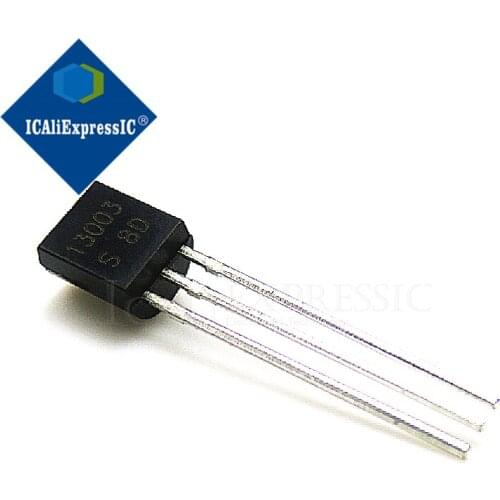100PCS MJE13003 13003 TO-92 TO92 E13003 triode transistor New original In Stock