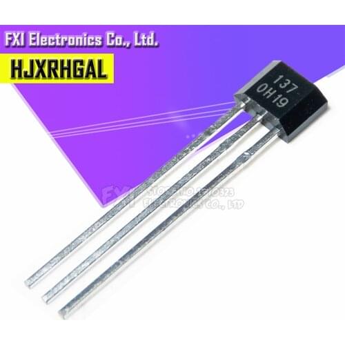 50pcs OH137 Hall Effect Sensor for Highly Sensitive Instruments TO-92S TO-92 In-kind Shooting new