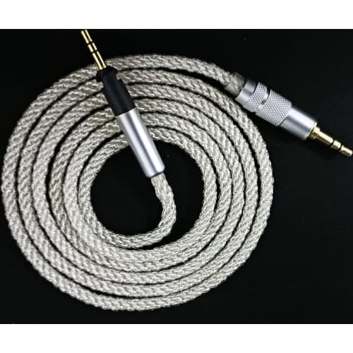 72 Cores Replacement Cable for Sennheiser HD598 HD558 HD518 HD595 HD599 Headphone Earphone Headset 3.5mm to 2.5mm Audio Cables