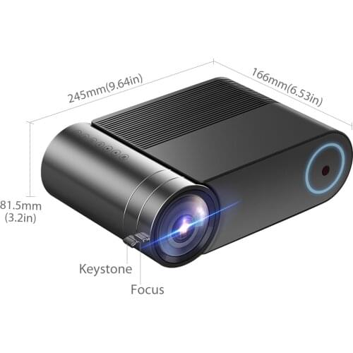 ALSTON YG420 Upgrade version hd led Projector Home Theater Native 1280x720 HD Portable Video Beamer Proyector