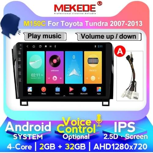 MEKEDE M400 For Toyota Tundra XK50 2007-2013 Car Radio Multimedia Video Player Navigation GPS Android 4+64g 4g LTE