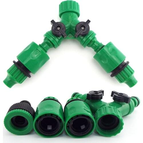 Garden Water Tap Quick Connector 4/7mm 8/11mm Thread Nipple Joint Splitter Drip Irrigation Hose Adapter for Watering Tool