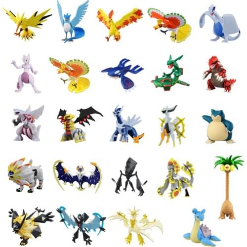 Genuine Pokemon Action Figure EHP HP Lapras Exeggutor Kommo-o Articuno Zapdos Moltres Palkia Articuno Zapdos Giratina Rayquaza