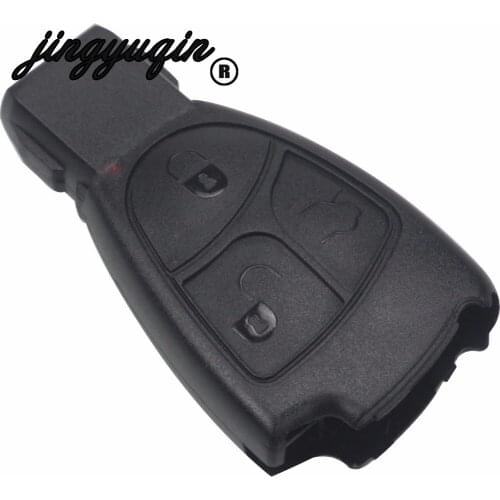 Jingyuqin Remote New 3 Buttons Car Key Fob Case Cover For Mercedes Benz B C E ML S CLK CL 3B 3BT