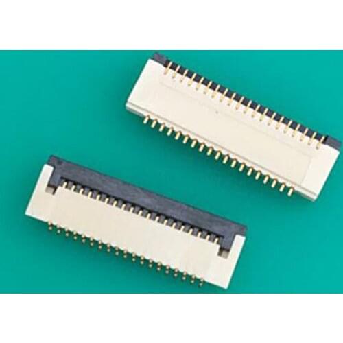 LCD Screen Cable Socket FPC Connector 0.3 Pitch 39P Double Row Pin Wrong foot For Camera Screen Stand