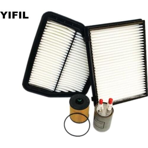 4PCS AIR FILTER/CABIN FILTER/OIL FILTER/FUEL FILTER Kit For Chevrolet Captiva 2.4 2006-2015,Opel Antara 2.4
