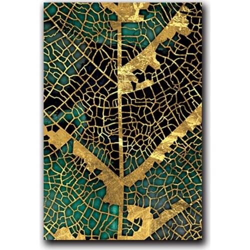 Leaf And Trunk Texture Abstract DIY Cross Stitch Embroidery 11CT Kits Craft Needlework Set Printed Canvas Wholesale