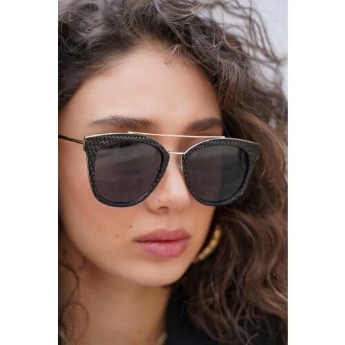 Womens Audra Gold Black Sunglasses Vintage Luxury Brand Shades For Woman Sunglass Ladies Retro Sunglases UV400