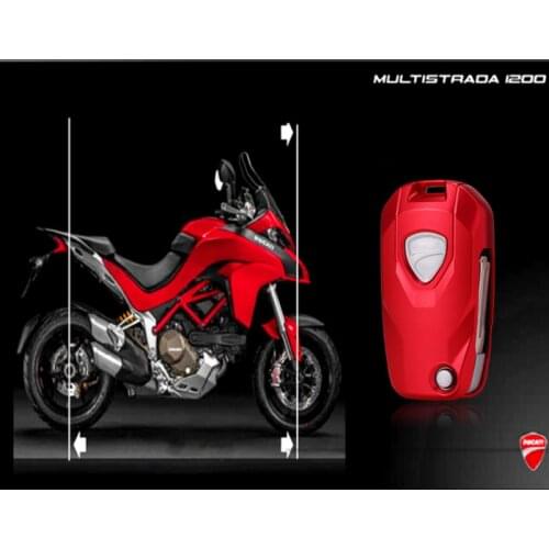Aluminum alloy Start Remote Control Package Keyless Start Key Case Holder for Ducati MTS1200 Xdiiavel 2016 2017 2018
