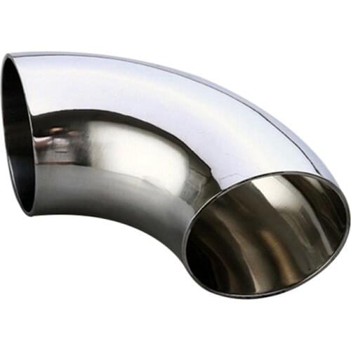 57mm 60mm 63mm 70mm 76mm 89mm 102mm OD 304 Stainless Steel Sanitary Weld Elbow Pipe Fitting For Homebrew