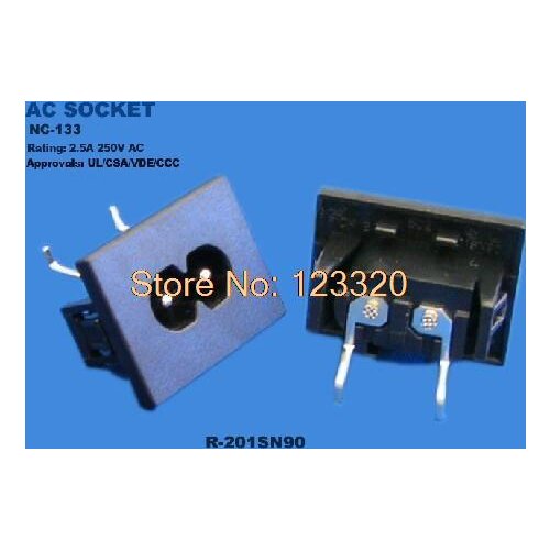 20Pieces/lot AC Power Socket Plug Adapter NC-133