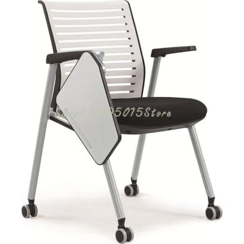 Folding Training Chair Writing Board Conference Chair Student Table And Chair One Conference Room With Table Board Chair
