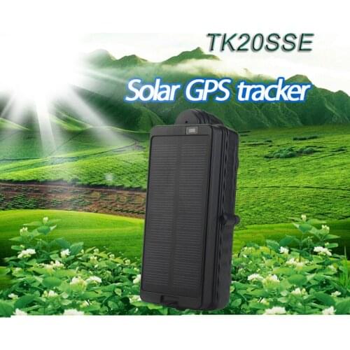 Solar car vehicle TK20SSE GPS Tracker 20000mAh Waterproof Drop-alert sensor Locator GSM GPS/GPRS and Antenna GPS Tracking Device