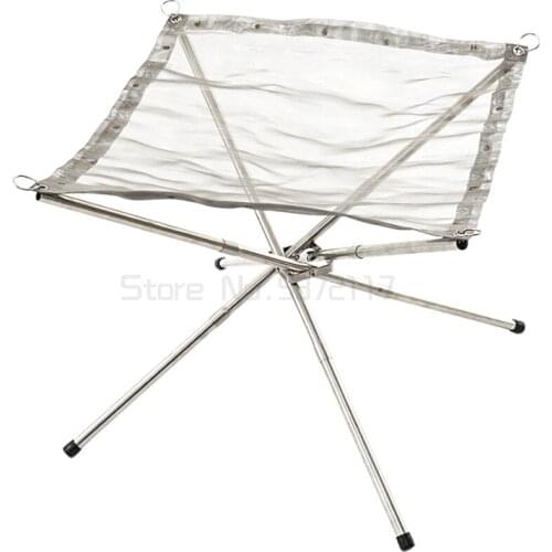 Outdoor portable folding bonfire rack barbecue stove charcoal stove PICNIC CAMPING warm wood rack