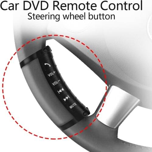 Universal Car Steering Wheel Remote Control Button Multi-Function Wireless Bluetooth Control for 2DIN DVD Player