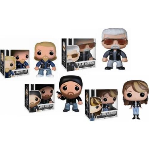 Sons of Anarchyes Vinyl Figure #88 Jax Teller #91 CLAY MORROW 89# Gemma 90# anime Collection Action Figure Toys Gifts for Kids