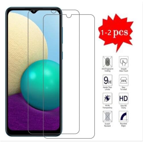 For Samsung Galaxy M02 Tempered Glass 9H High Quality Protective Film Screen Protector Phone Cover Glass For Samsung Galaxy A02