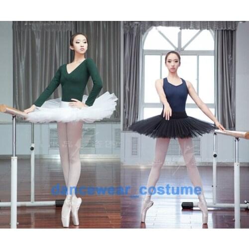Women Professional Ballet Tutu Adult Ladies Hard Organdy Platter Tutu Skirt with Panty Practice Performance Tutu Skirt 2Colors