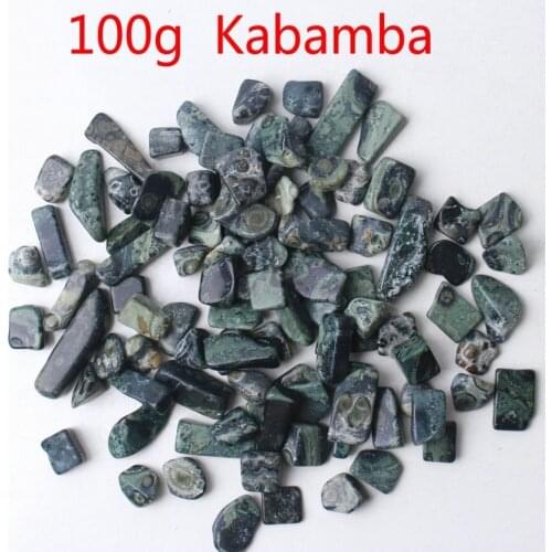 100g Beautiful Tumbled Natural Kabamba quartz Crystal Stone specimen Gravel Wholesale lucky Healing