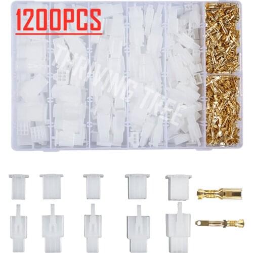 1200/380Pcs/set Car Motorcycle Electrical 2.8mm 2 3 4 6 9 Pin Wire Terminal Connector Fixed Hook Male Female Terminals