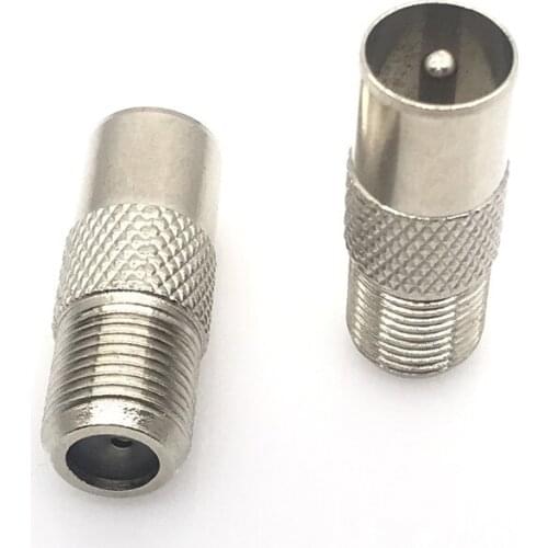 2pcs F Plug to 9.5 TV General Head Inch Plug RF Revolution F Mother Mouth Thread The Mother Turn 9.5 General