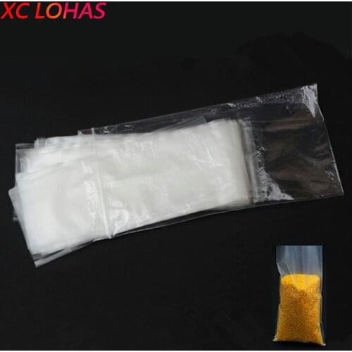 50Pcs Multiple Sizes PVA Bags Carp Fishing Tackle Water Dissolving PVA Bags for Carp Coarse Boilie Bait Bag for Bait Throwing