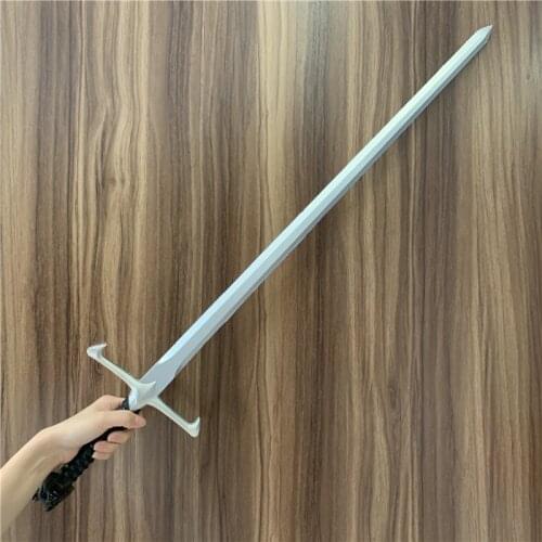 89cm Movie Cosplay Wolf Head Sword Prop 1:1 Sword Weapon Role Play Gift Safety PU Winter Frost Sword