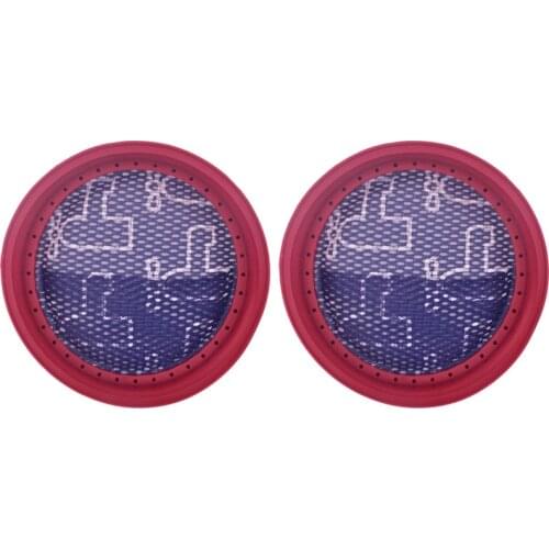 AD-2Pcs For Dibea D18 D008Pro Hand-Held Vacuum Cleaner Round Washable Filter Meshes Filter Vacuum Cleaner Filter